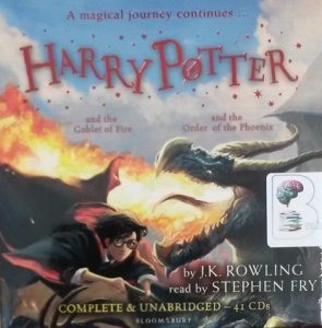 Harry Potter Collection Part 2 - Books 4 and 5 written by J.K. Rowling performed by Stephen Fry on CD (Unabridged)